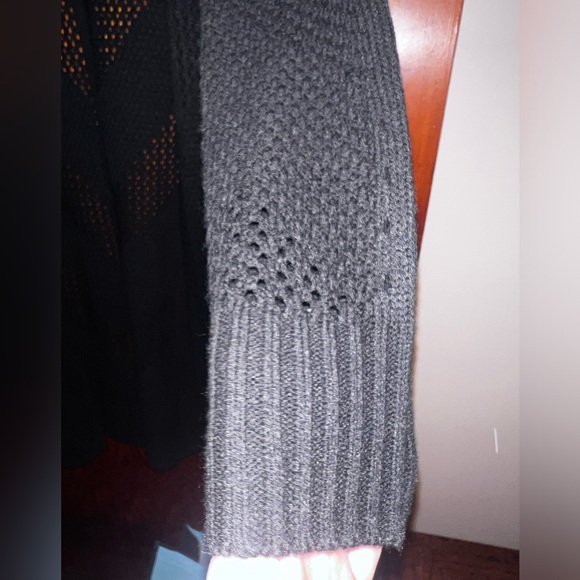 ⭐️Harper Heritage ⭐️ from Francesca’s⭐️ Black long sleeve sweater Duster ⭐️ - Picture 9 of 15